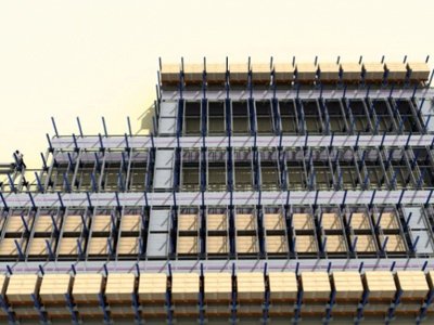 密集存储四向穿梭车自动化系统